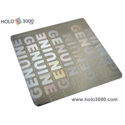 GENUINE hologram sticker 18x18 mm (245 pcs)