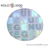 GENUINE round hologram sticker Ø 10 mm (507 pcs)
