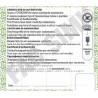 Certificato di garanzia adesivo personalizzato con ologramma GENUINE (60 pz)