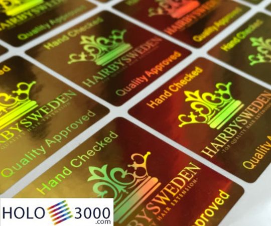 Ologramma adesivo personalizzato: olografia 2d