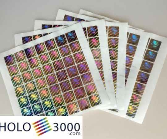 Ologramma adesivo personalizzato: in fogli