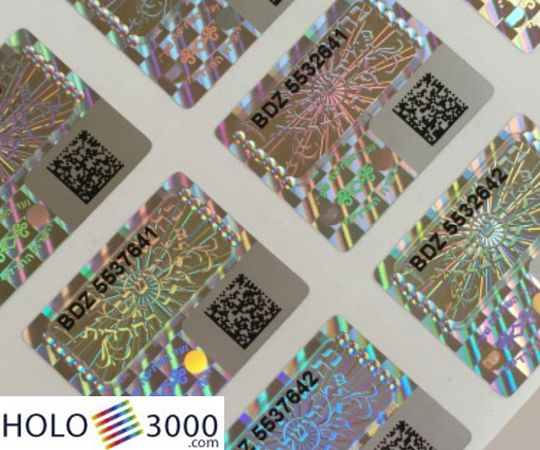 Ologrammi adesivi con QR code