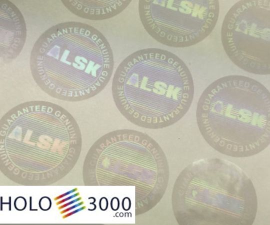 Ologramma adesivo personalizzato: trasparente